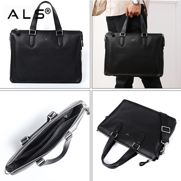 Bolso bandolera de viaje de cuero para hombre