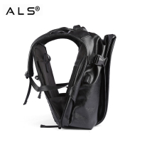 Waterproof Mens Leather Travel Backpack