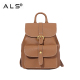 Leather Design Leisure Travel Knapsack