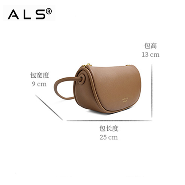 Bolso bandolera clásico de cuero