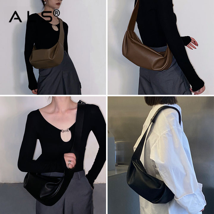 Riñonera de cuero con bandolera de moda