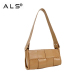 Fashion CrossBody Leather Weave Bag