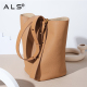 Leather Shoulder Bucket Handle Bag