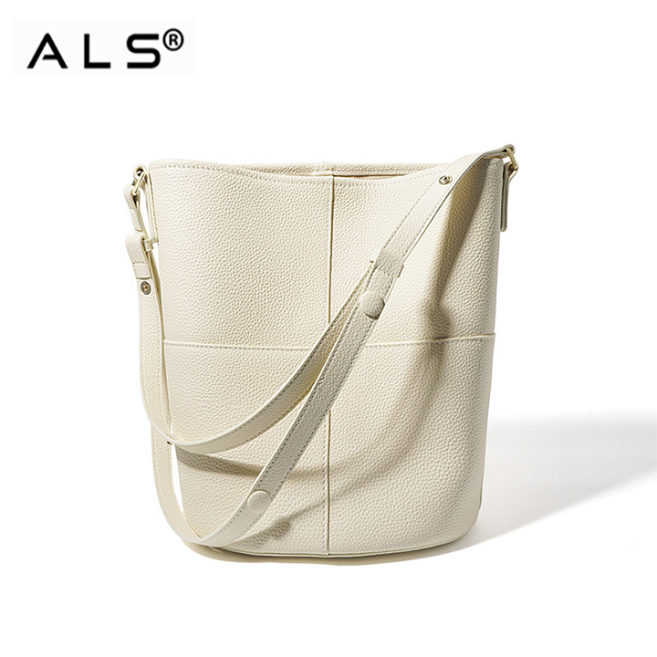 Bolso mensajero de cuero genuino