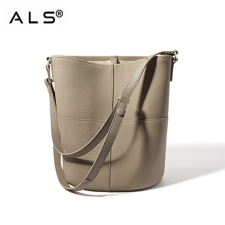 Bolso mensajero de cuero genuino