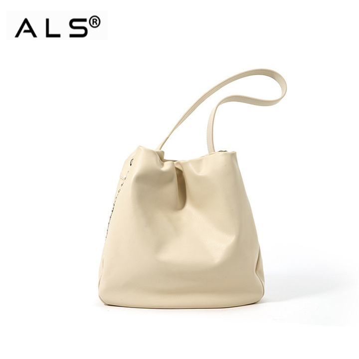 Leather Tote Crossbody Slouch Bag