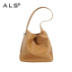 Leather Tote Crossbody Slouch Bag