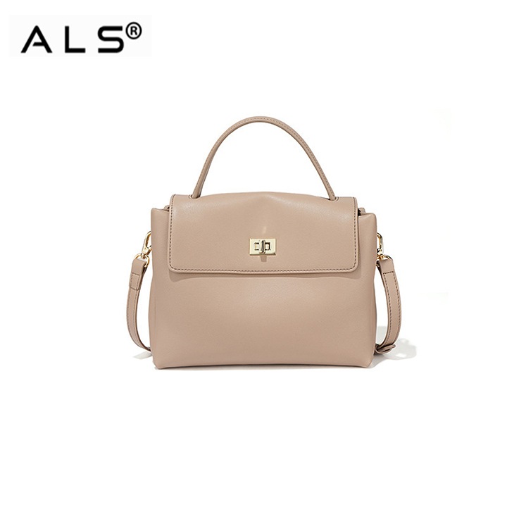 Leather Box Handbag Shoulder Bags