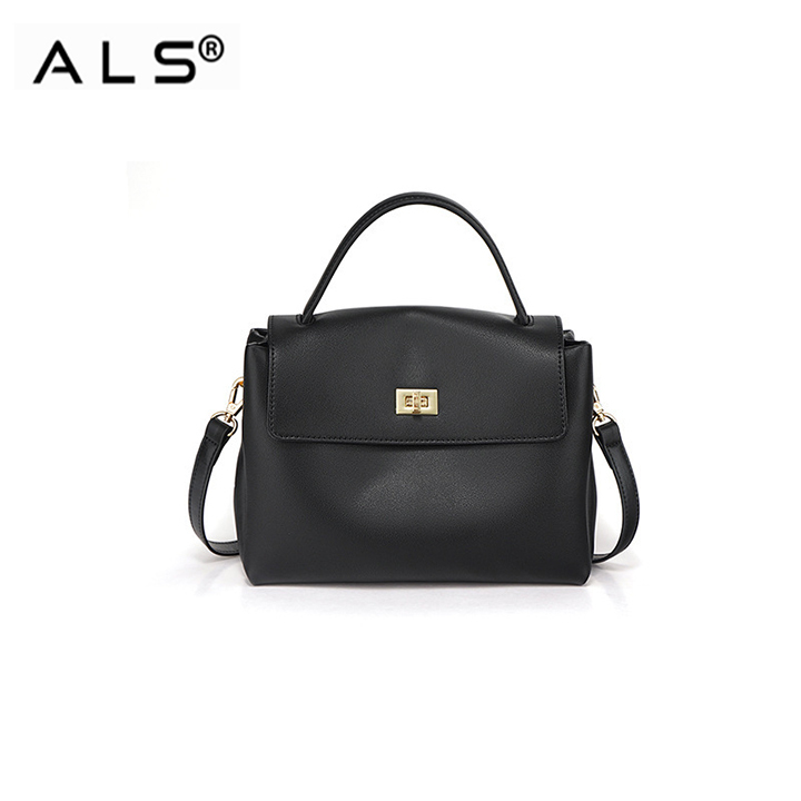 Leather Box Handbag Shoulder Bags