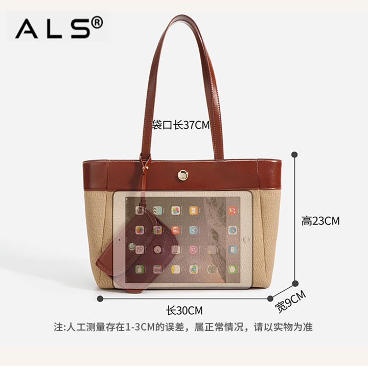 Leather Tote Crossbody VacationBag