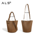 CrossBody Leather Handbag Bucket Bag