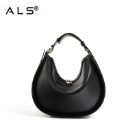 Crossbody Elegant Moon Design Leather Bag