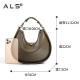 Crossbody Elegant Moon Design Leather Bag