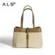 Womens Leather Briefcase Tote Bag