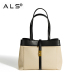 Womens Leather Briefcase Tote Bag