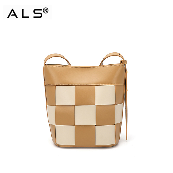 Fashion CrossBody Leather Weave Purse