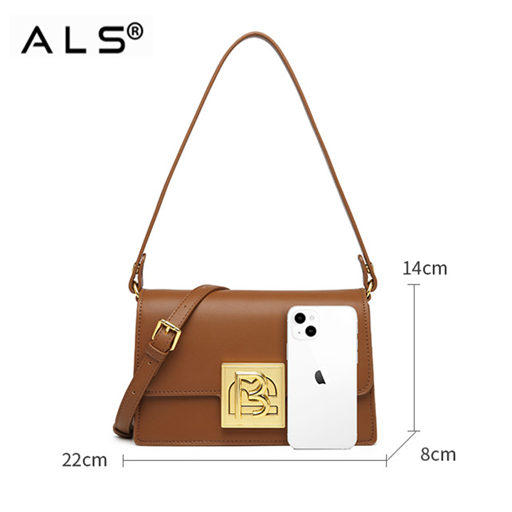 Bolso bandolera de cuero de lujo con hombro