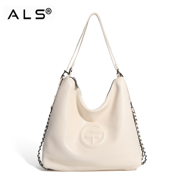 Bolso bandolera clásico de cuero con hombro