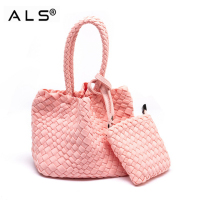 CrossBody Leather Weave Purse For Women