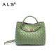 Handbag Leather Weave Shoulder Bag