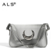 Cross Body Fashion Silvery Leather Case Bag