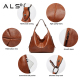 Leather Shoulder Tote Cross Body Bag