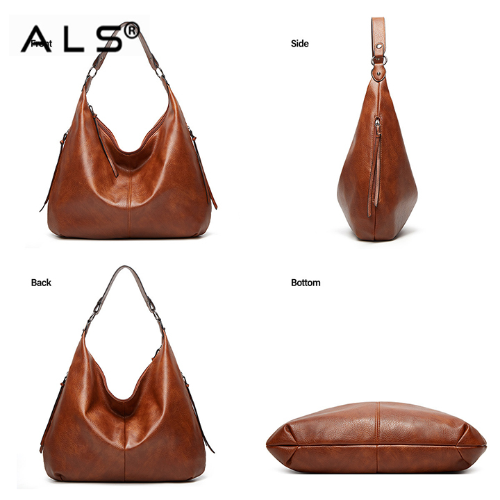 Leather Shoulder Tote Cross Body Bag