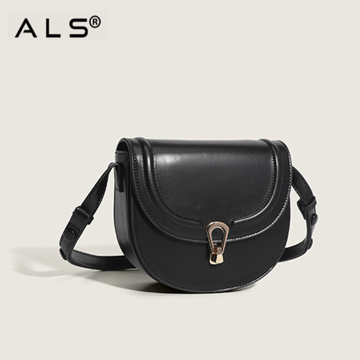 Bolso cruzado clásico de piel