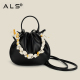 Fashion Cute Leather Handbags Drawstring Bag