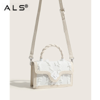 Neo-Chinese-style Leather Shoulder Bag