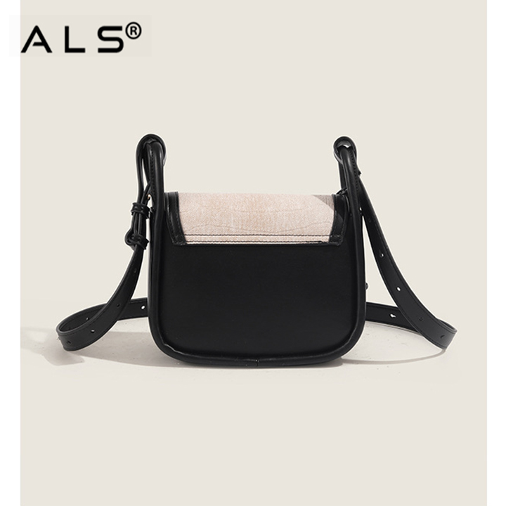 Lindo bolso de cuero con hombro estilo cuerpo cruzado