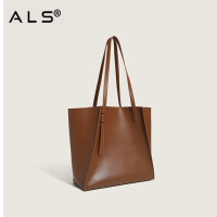 Leather Shopper Shoulder Tote Bag