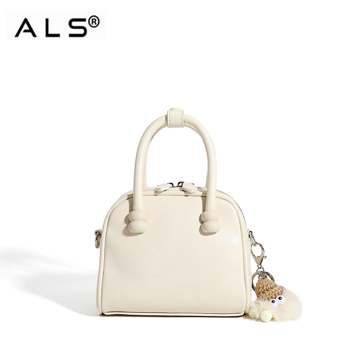 Nuevo bolso de hombro de cuero estilo chino con bandolera básica