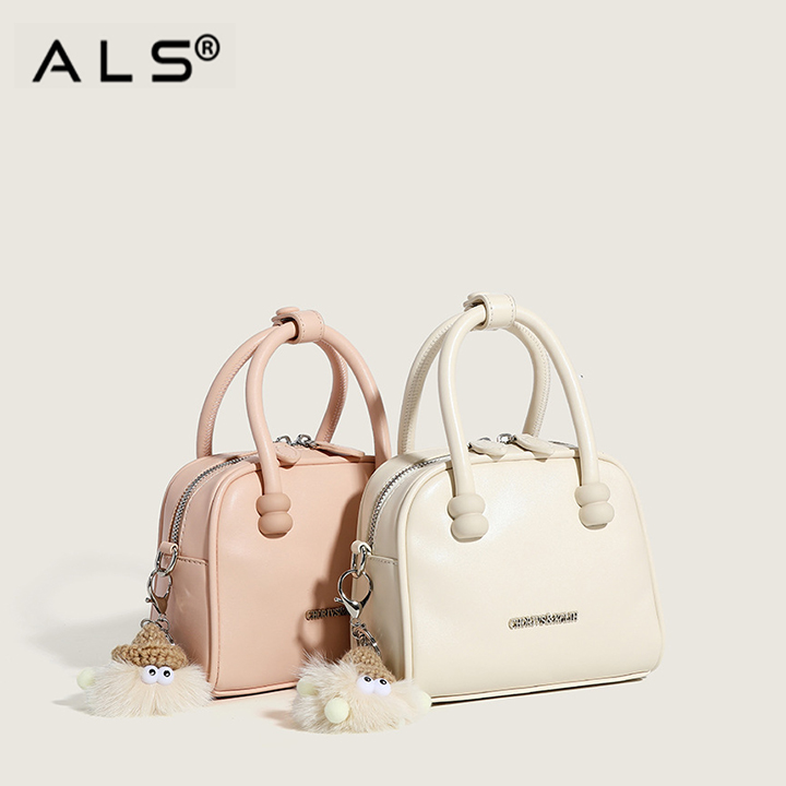 Nuevo bolso de hombro de cuero estilo chino con bandolera básica