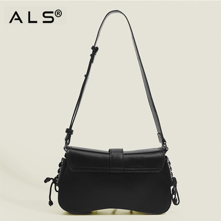 Bolso baguette para debajo del brazo Y2K, bolso de hombro de moda hippie