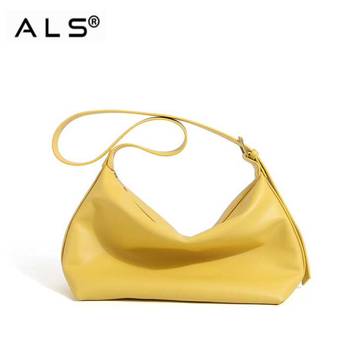 Bolso de hombro tipo hobo para mujer, tipo bandolera de piel