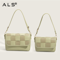 Quilted Flap Green Leather Shoulder Bag