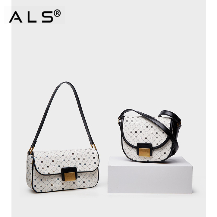 Túi đeo chéo họa tiết hình học dành cho nữ
