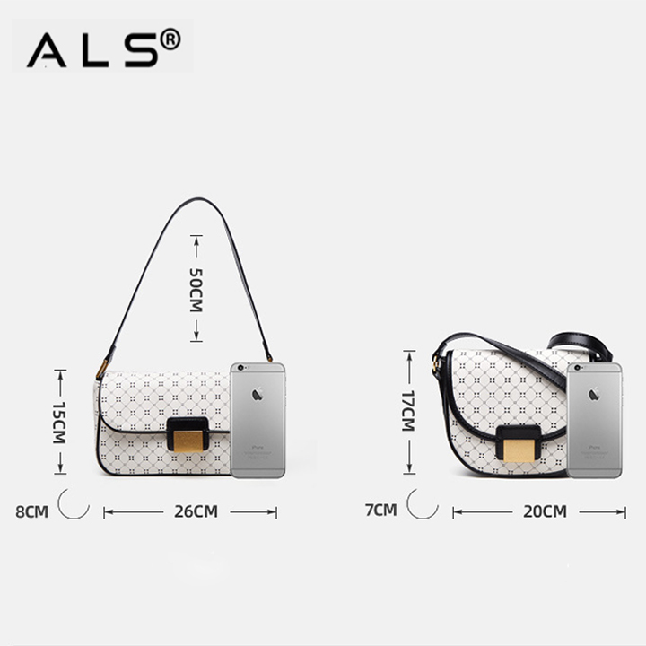 Túi đeo chéo họa tiết hình học dành cho nữ