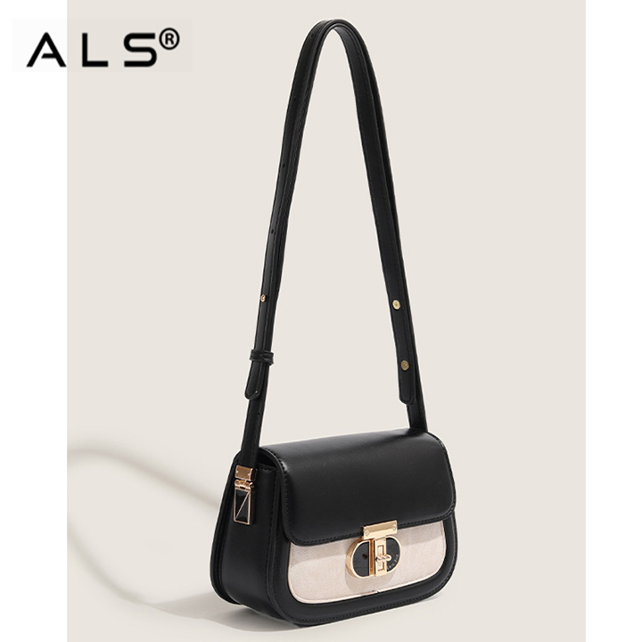 Retro Bag Fashion Texture Versatile Single Shoulder Slant Small Leather Bag