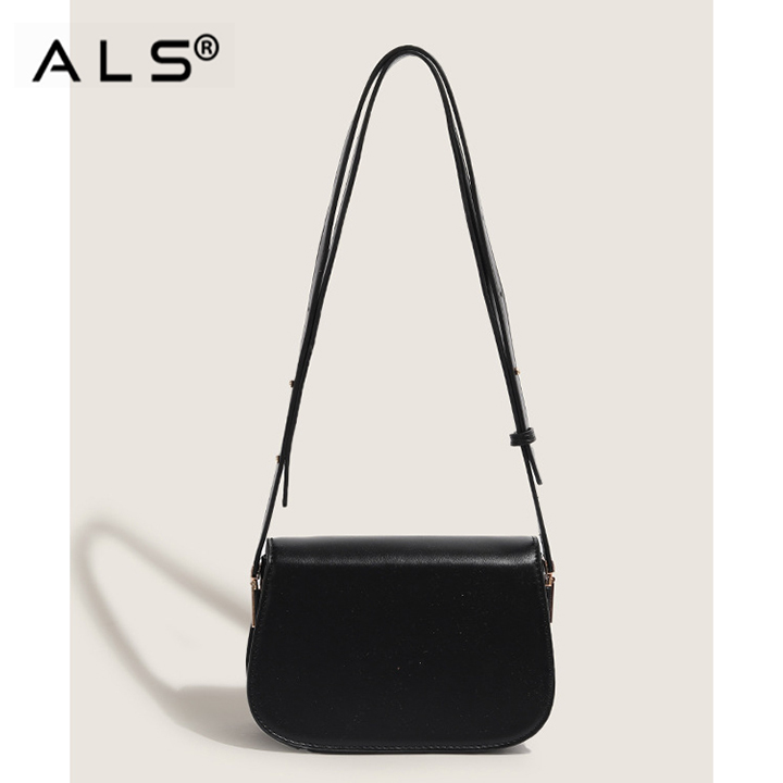 Retro Bag Fashion Texture Versatile Single Shoulder Slant Small Leather Bag