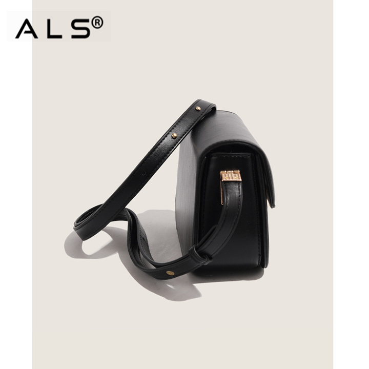 Retro Bag Fashion Texture Versatile Single Shoulder Slant Small Leather Bag