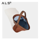 Large Women's Retro Shoulder Bags Purse Slouchy Tote Bag Brown Leather Purse Suede Hobo