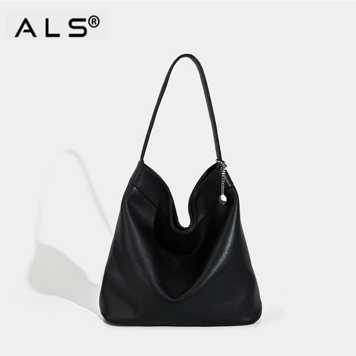 Bolsos de hombro grandes retro para mujer, bolso de mano holgado, bolso de cuero marrón, bolso de gamuza estilo hobo