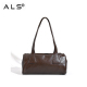 New Basic Crossbody Bowling Bag Shoulder Leather Bag