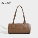 New Basic Crossbody Bowling Bag Shoulder Leather Bag