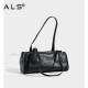 New Basic Crossbody Bowling Bag Shoulder Leather Bag