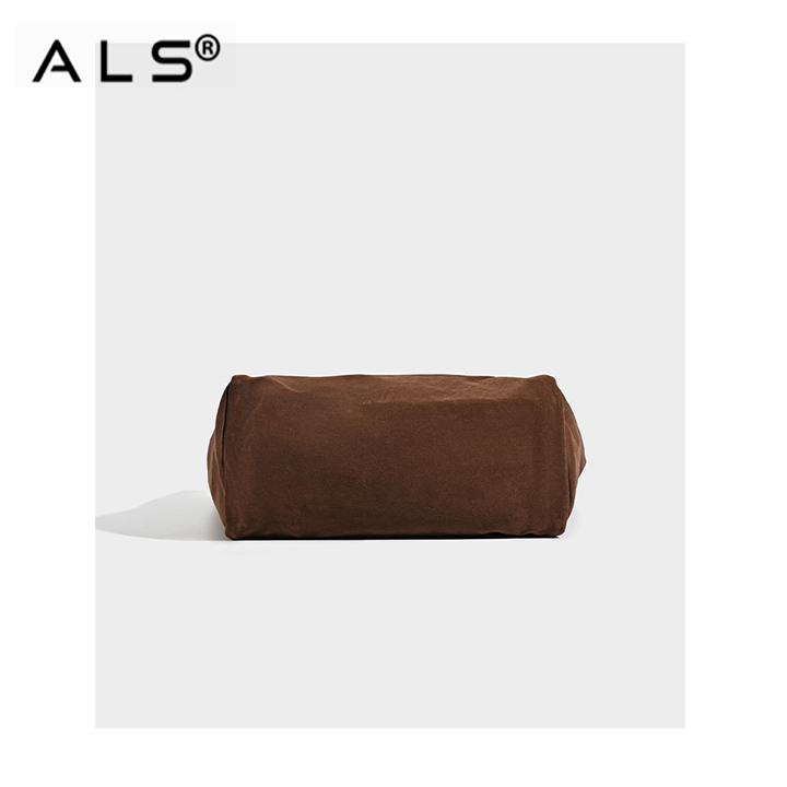 Bolsos de hombro grandes de cuero estilo retro para mujer, bolso de mano holgado de gamuza