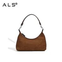 Damen Handtaschen braun Wildleder Tasche
