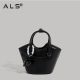 New Basic Crossbody Bucket Shoulder Leather Bag